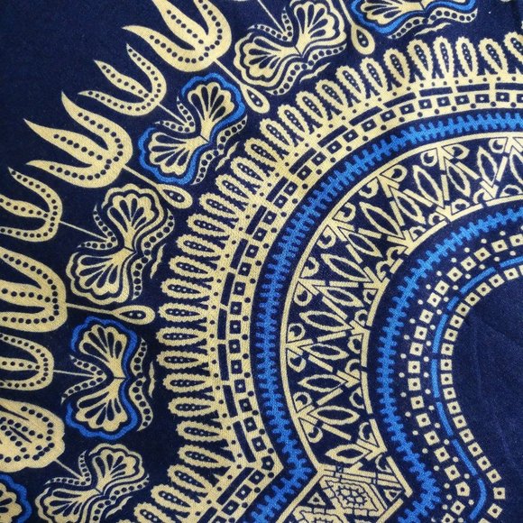 (C3)100%Rayon Harem Pants (Tridents around Circle) - Picture 2 of 3